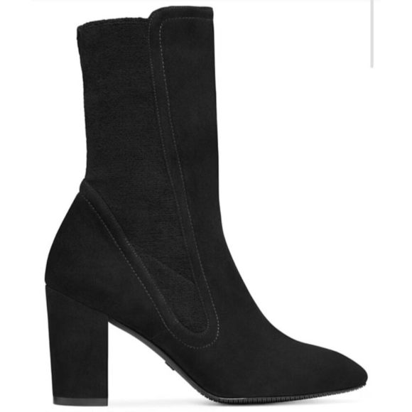 Stuart Weitzman Women's Boots Suede FIFER 80 Size 8.5 - Picture 3 of 16